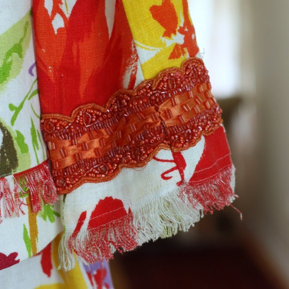 DOLCE & GABBANA Two Piece Multi Colored Floral Jacket and Skirt - Picture 5 of 7